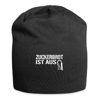 Zuckerbrot ist aus schwarzer Humor, die gute Zeit - Jersey-Beanie - Schwarz - Vorne