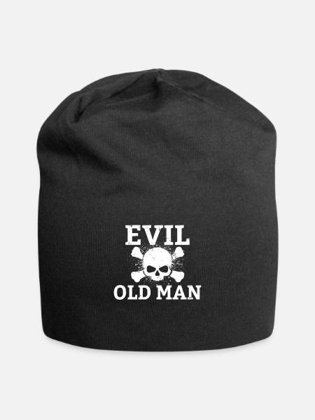 Evil old man The Evil Old Man Skull - Jersey Beanie - black
