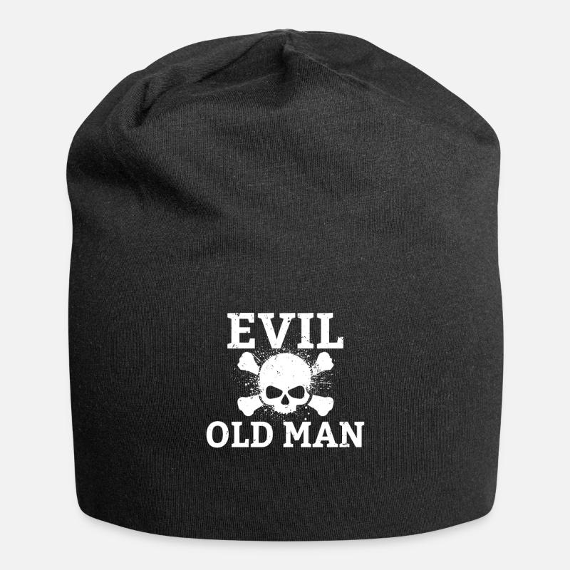 Evil old man The Evil Old Man Skull - Jersey Beanie - black