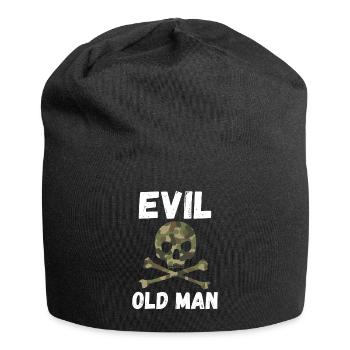 Evil old man The Evil Old Man Skull - Jersey Beanie - black - Front