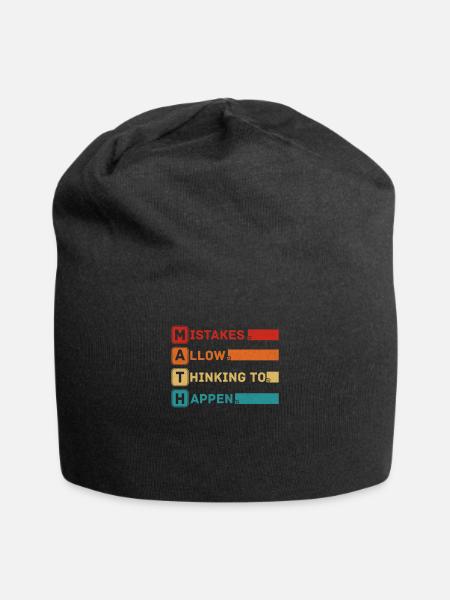 Meilleur Math Art Calcul Algèbre Math Geek Lover Fun - Bonnet en jersey - noir