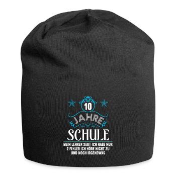 Realschule bestanden Realschulabschluss 2022 - Jersey-Beanie - Schwarz - Vorne