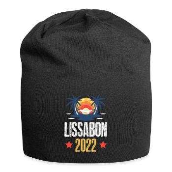 Lissabon 2022 - Jersey-Beanie - Schwarz - Vorne