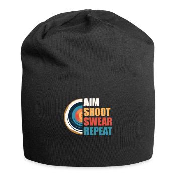 AimIng Shooting Swearing Target - Jersey Beanie - black - Front
