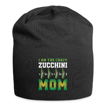 Zucchini Mama - Jersey-Beanie - Schwarz - Vorne