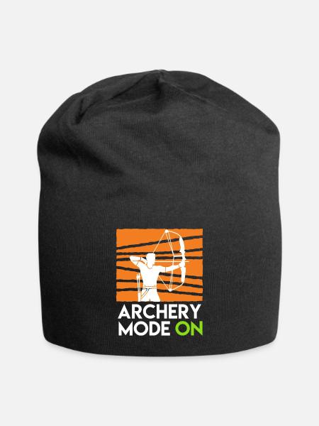 Archery Mode On Compoundbogen - Jersey-Beanie - Schwarz