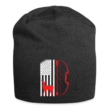 Bogenschütze Jäger USA Bogenschießen - Jersey-Beanie - Anthrazit - Vorne
