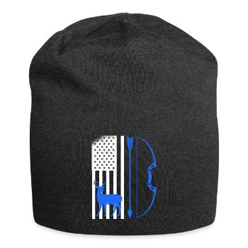 Bogenschütze Jäger USA Bogenschießen - Jersey-Beanie - Anthrazit - Vorne