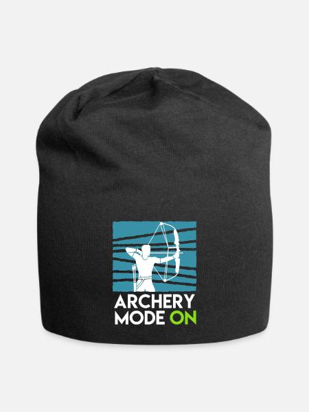 Archery Mode On Compoundbogen - Jersey-Beanie - Schwarz
