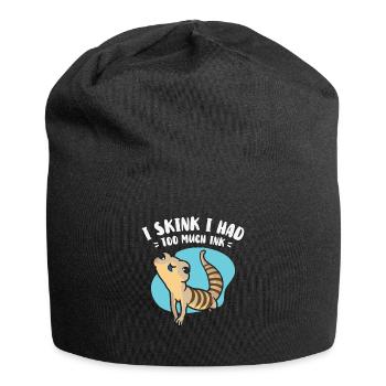 Herpetology Blue-tongued Skink Lizard Wildlife - Jersey Beanie - black - Front