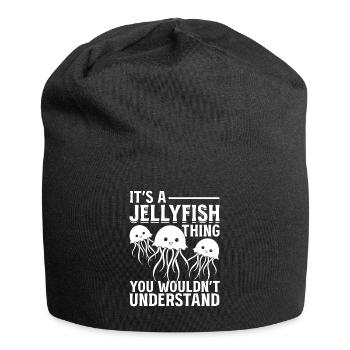 C’est une chose de méduse que vous ne comprenez pas - Bonnet en jersey - noir - Devant