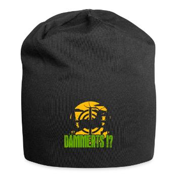 Dämmerts Jagd Spruch - Hirsch Zielscheibe Jäger - Jersey-Beanie - Schwarz - Vorne