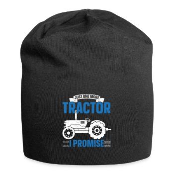 Nur noch einen Traktor verspreche ich Bauernhof Ba - Jersey-Beanie - Schwarz - Vorne