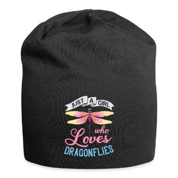Dragonflies Flying Insect Quotes Entomologist - Jersey Beanie - black - Front