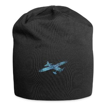 Airplane RC Flyer Fly Model Making - Jersey Beanie - black - Front
