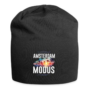 Amsterdam Modus - Jersey-Beanie - Schwarz - Vorne