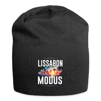 Lissabon Modus - Jersey-Beanie - Schwarz - Vorne