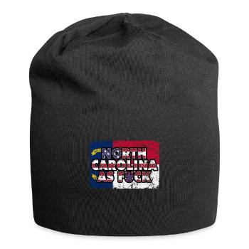 Amérique Drapeau de l’État des États-Unis Drapeau de la Caroline du Nord - Bonnet en jersey - noir - Devant