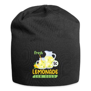 Fresh Lemonade Ice Cold Limonade - Jersey Beanie - black - Front