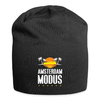 Amsterdam Mode - Jersey Beanie - black - Front