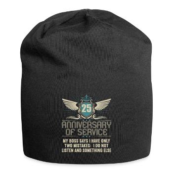 25 years of service 25 years of service - Jersey Beanie - black - Front