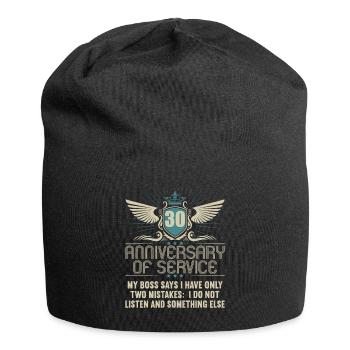 30 ans de service 30 ans de service - Bonnet en jersey - noir - Devant
