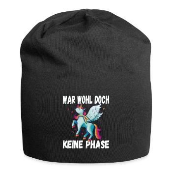 LGBTQ Pride Regenbogen War Wohl Doch Keine Phase - Jersey-Beanie - Schwarz - Vorne