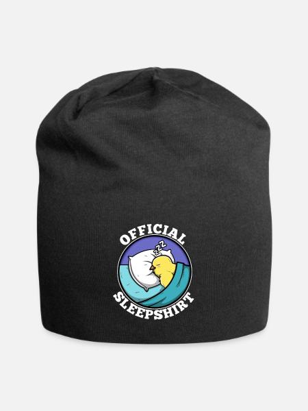 Official sleepshirt Huhn - Jersey-Beanie - Schwarz