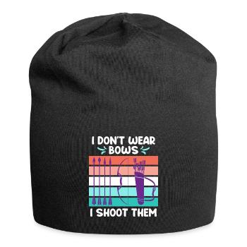 I don't wear Bows I shoot them Archery - Jersey Beanie - black - Front