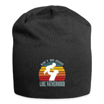 Vintage Dad Father Ain’t No Hood Like Fatherhood - Bonnet en jersey - noir - Devant
