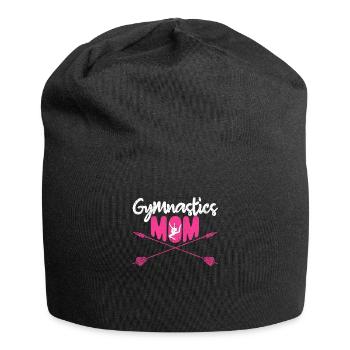 Gymnastics Mom Cute Gymnast Parent - Jersey Beanie - black - Front