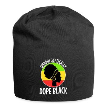 Noir sans excuse - Bonnet en jersey - noir - Devant