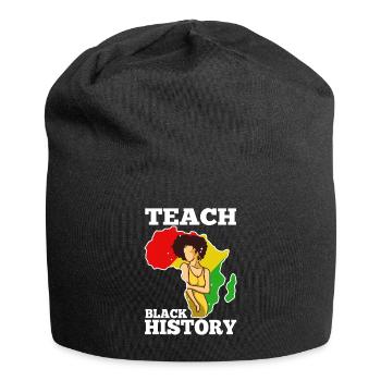 Teach Black History - Jersey Beanie - black - Front