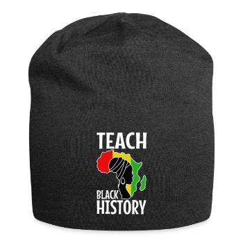 Teach Black History - Jersey-Beanie - Anthrazit - Vorne