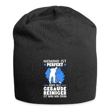 Gebäudereiniger sind perfekt Fensterputzer - Jersey-Beanie - Schwarz - Vorne