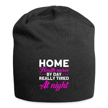 Health Assistance Home Nursing Nurse - Jersey Beanie - black - Front