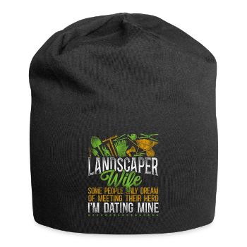 Landscaper Landscaping Landscape - Jersey Beanie - black - Front
