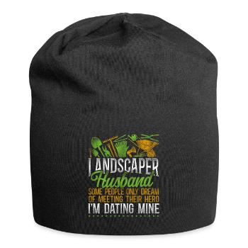 Landscaper Landscaping Landscape - Jersey Beanie - black - Front