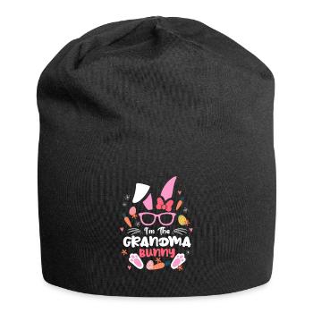 Im The Grandma Rabbit Easter Rabbit Ear Sunglass - Jersey-Beanie - Schwarz - Vorne