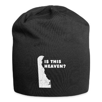 Land Map America US State Home Heaven Delaware - Jersey-Beanie - Schwarz - Vorne