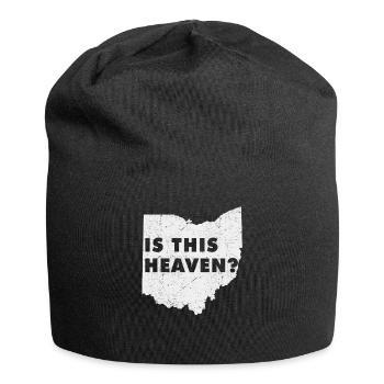 Land Map America US State Home Heaven Ohio - Jersey Beanie - black - Front