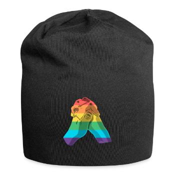 Pride Month - LGBT Gay Pride Transgender Community - Jersey-Beanie - Schwarz - Vorne