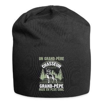 Grand-père Chasseur Chasser Cadeau Fête Des Pères - Bonnet en jersey - noir - Devant