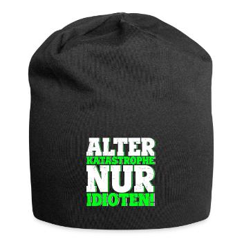 Alter KATASTROPHE nur Idioten - KFZ Mechaniker Aut - Jersey-Beanie - Schwarz - Vorne
