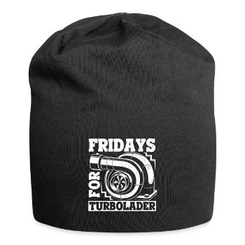 Fridays for Turbolader - Tuning Auto Rennen Hubrau - Jersey-Beanie - Schwarz - Vorne