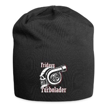 Fridays for Turbolader - Tuning Auto Rennen Hubrau - Jersey-Beanie - Schwarz - Vorne