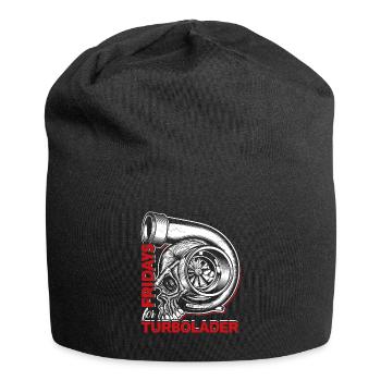 Fridays for Turbolader - Tuning Auto Rennen Hubrau - Jersey-Beanie - Schwarz - Vorne