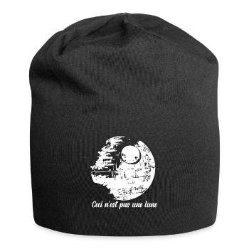 Ce n’est pas une lune - Bonnet en jersey - noir - Devant
