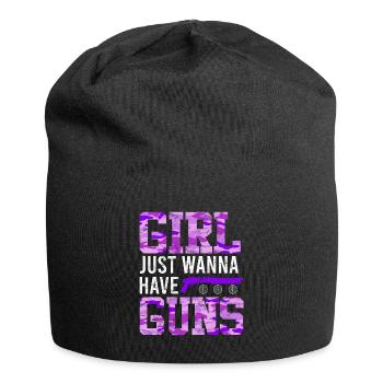 Les filles veulent juste avoir des Gungs Ladies - Bonnet en jersey - noir - Devant