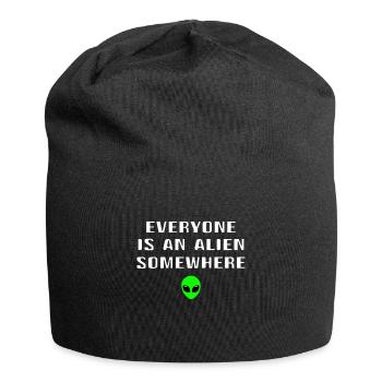 Alien Galaxy Ufo Vaisseau spatial extraterrestre - Bonnet en jersey - noir - Devant